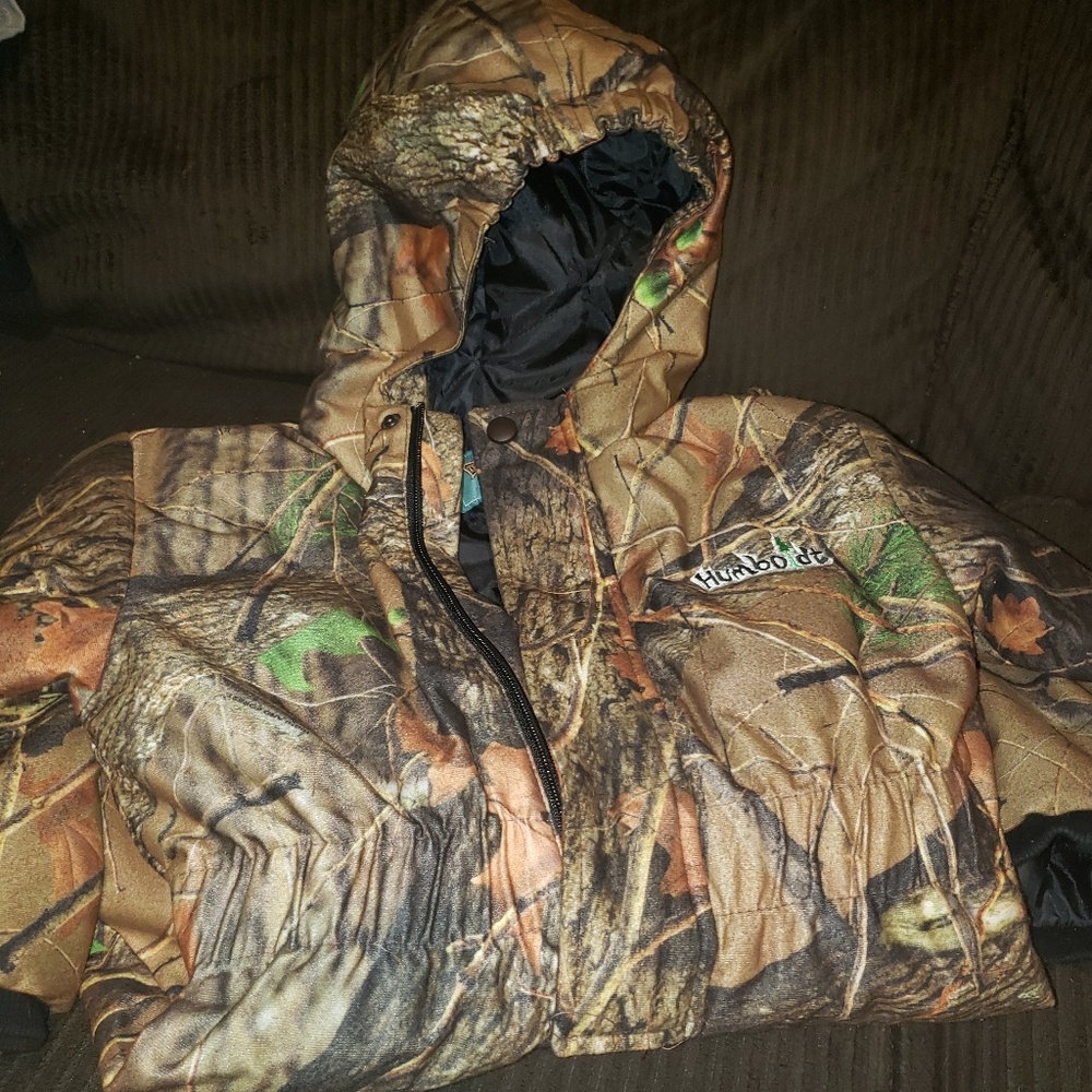 Polyester snow suit